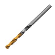 Сверло спиральное по металлу 4 x 75мм, Р6М5, Golden Tip, многогранная заточка Denzel