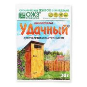 Удачный(порошок), биопреп. для туалетов и выгреб ям, 30 гр