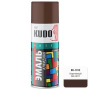Эмаль аэрозольная Kudo коричневая, 520мл