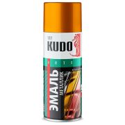 Эмаль аэрозольная Kudo металлик хром, 520мл
