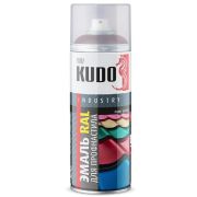 Эмаль аэрозольная для металлочерепицы и профнастила Kudo, RAL 7004, серый, 520мл