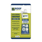Герметик санитарный Roof Complect силиконовый (прозрачный), 75мл