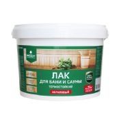 Лак акриловый термостойкий для бани и сауны PROSEPT, 2 л