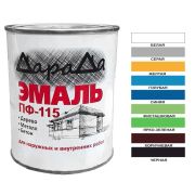 Эмаль (Дарада) ПФ-115 ГОСТ коричневая, 0,8 кг