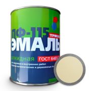 Эмаль (Триоль) ПФ-115 ГОСТ 6465-76 светло-бежевая 0,8 кг