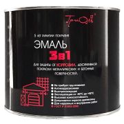 Эмаль 3 в 1 алкидно-уретановая (ТРИОЛЬ) (ГОСТ) красная 1,8 кг