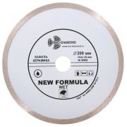 Диск алмазный сплошной 200*25,4 TRIO-DIAMOND New Formula Wet W405