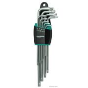 Набор ключей Torx WP T10-T50 удлиненные, 9 предметов (158-1109)