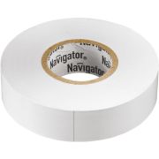 Изолента 15мм*20м ПВХ, Navigator, белая