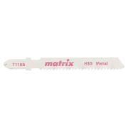 Полотна для электролобзика  по металлу, 3 шт, T118B, 50 x 2 мм, HSS Matrix