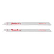 Полотна универсальные для сабельной пилы S1222VF, 275/1.8-2.5 мм, Bimetal, 2 шт, Pro Matrix